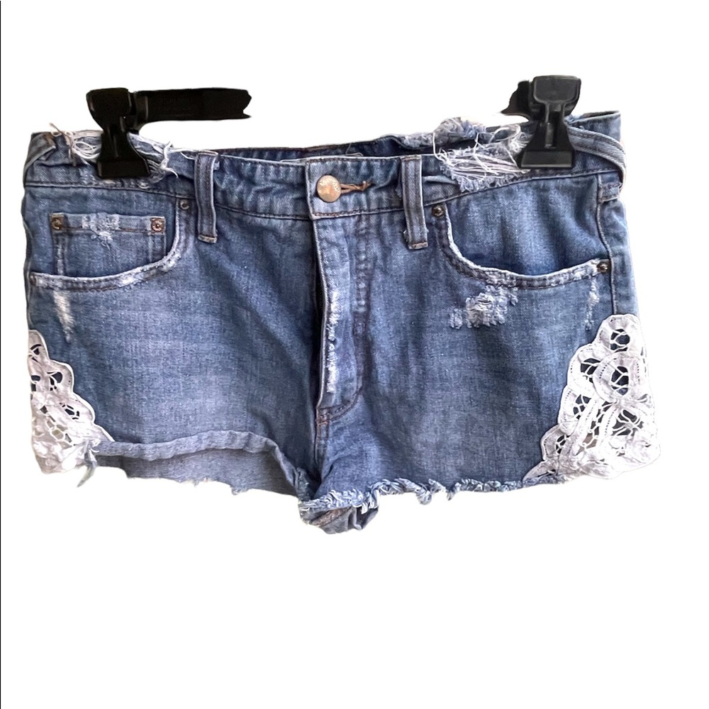 Free people, size 27, denim shorts